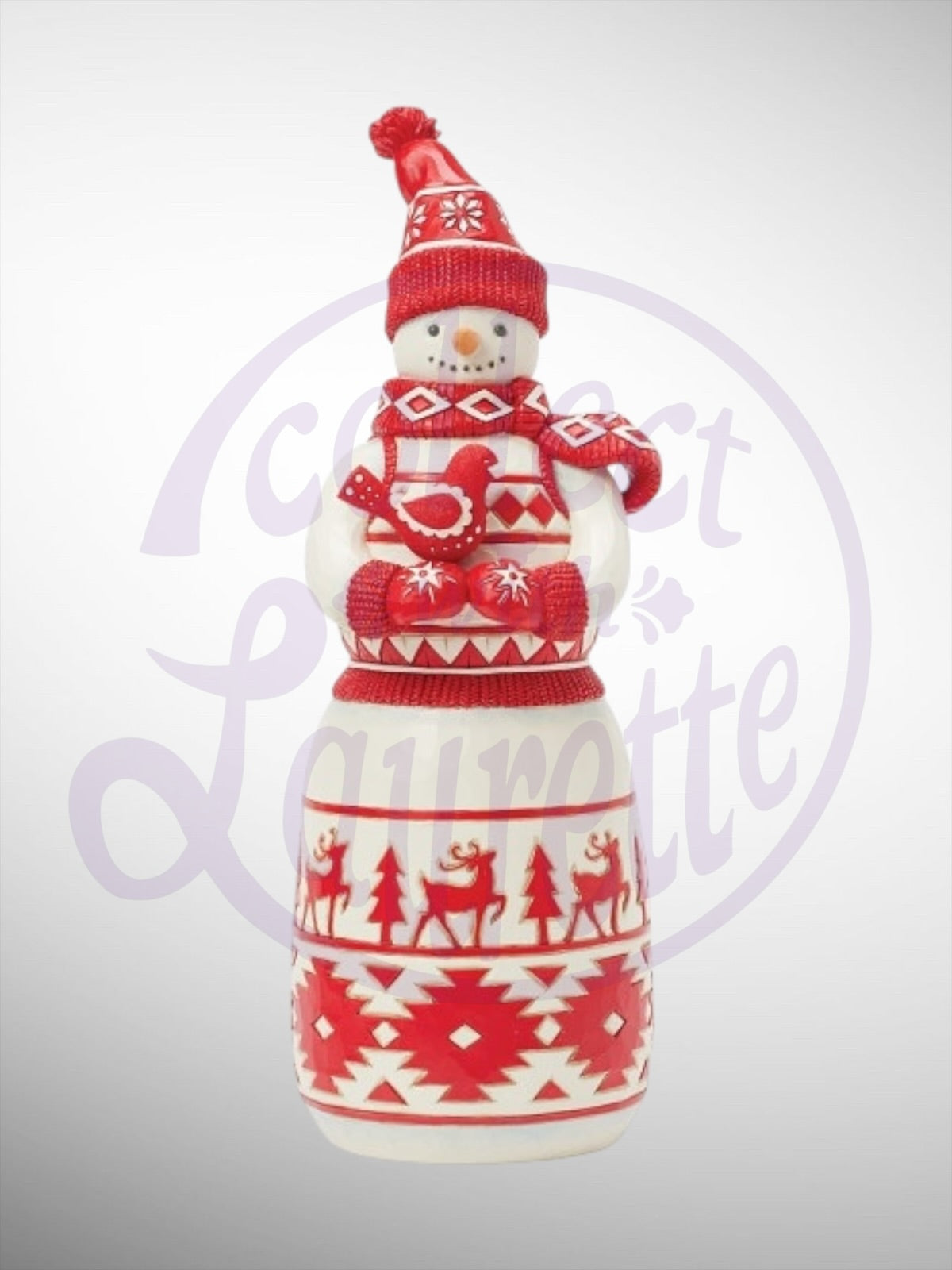 Jim Shore Heartwood Creek - Nordic Noel There's Snow One Like You Snowman Figurine - PREORDER